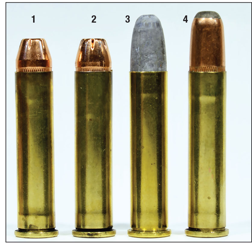 The four loads settled on were loaded with: (1) Hornady 140-grain FTX, (2) Hornady 180-grain FTX, (3) Northern Precision 180-grain cast bullet and a (4) Sierra 200-grain roundnose.